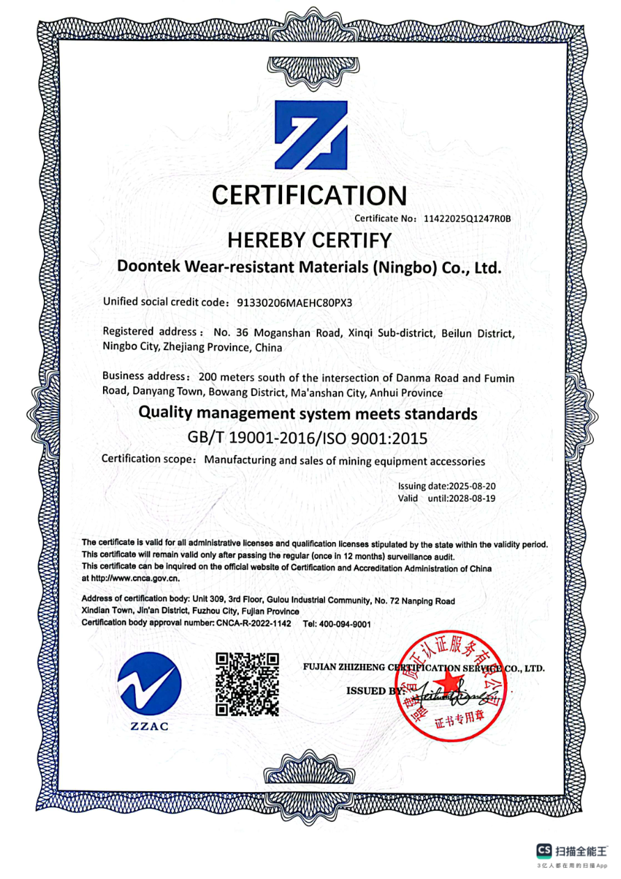 ISO 9001:2015 Quality management system meets standards
